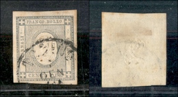 1304 ANTICHI STATI - SARDEGNA - 1861 - 2 Cent Grigio Verde (20b) - Usato - Sonstige & Ohne Zuordnung