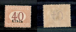 2101 COLONIE - LIBIA - 1915 - 40 Cent Segnatasse Soprastampato (5) - Gomma Integra (36) - Sonstige & Ohne Zuordnung