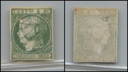 2625 SPAGNA - 1852 - 5 Reales (15) - Usato - Autres & Non Classés