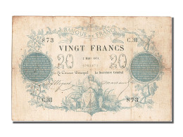 France, 20 Francs, ...-1889 Circulated During XIXth, 1871, 1871-03-02, TB - ...-1889 Tijdens De XIXde In Omloop