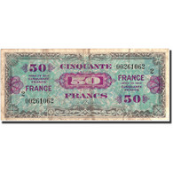 France, 50 Francs, 1945 Verso France, 1945, 1945, TB, Fayette:VF 24.2, KM:122b - 1945 Verso Francés