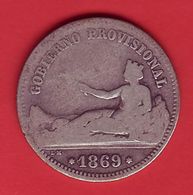 - ESPAGNE - Gobierno Provisional - Una Peseta - 1869 - Argent - - First Minting
