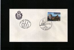 San Marino 1984 Michel 1303 FDC - Briefe U. Dokumente