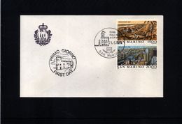 San Marino 1984 Michel 1301-02 FDC - Cartas & Documentos