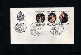 San Marino 1984 Michel 1310-12 FDC - Covers & Documents