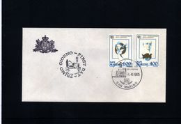 San Marino 1985 Michel 1321-22 FDC - Briefe U. Dokumente