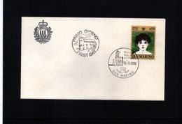 San Marino 1986 Michel 1350 FDC - Cartas & Documentos