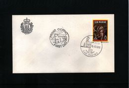 San Marino 1986 Michel 1349 FDC - Briefe U. Dokumente