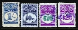 QUEENSLAND, Adhesive Duty, B&H 92/93, Used, F/VF - Revenue Stamps