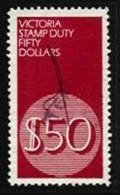 VICTORIA, Stamp Duty, B&H 147, Used, F/VF - Fiscale Zegels