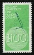 VICTORIA, Stamp Duty, B&H 149, Used, F/VF - Fiscaux