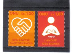 GEO657 UNO GENF 2008 Michl 600/01 ** Postfrisch SIEHE ABBILDUNG - Unused Stamps