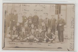 1 Carte Photo à Identifier ?? équipe De Football FCA 1911- 1912 Champion De Champagne Sud Et Nord 2e Série " - Champagne-Ardenne