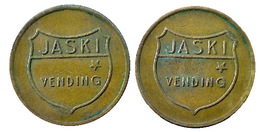 02371 GETTONE JETON TOKEN VENDING DISPENSER MACHINE JASKI VENDING TOKEN - Altri & Non Classificati