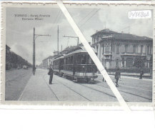 PO7620D# TORINO - CORSO FRANCIA - FERROVIA RIVOLI - TRENO TRAMWAY   No VG - Transportmiddelen