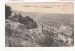 France  84 - Bonnieux - Vue Générale- Ancienne Eglise - La Tour Et La Nouvelle Eglise    - Achat Immédiat - Bonnieux