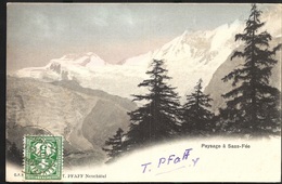 Paysage à Saas Fee 1905 - Saas-Fee