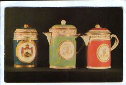 Russia - Postcard Unused  - Imperial Porcelain Factory - Mugs For Kvass - Late 187h Century - Porzellan