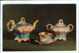 Russia - Postcard Unused  - The Popov Factory - Tea Service  - Middle Of The 19th Century - Porzellan