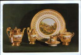 Russia - Postcard Unused  - Imperial Porcelain Factory - Tea Service  - First Quarter Of The 19th Century - Porzellan