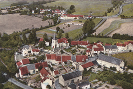 58. BAZOCHES. VUE AÉRIENNE. LE VILLAGE.  ANNÉE 1973 - Bazoches