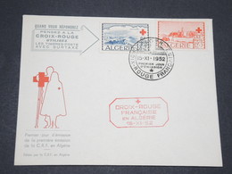 ALGÉRIE - Enveloppe FDC Croix Rouge En 1952 - L 13429 - FDC