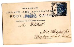 CP De Christchurch (11.02.1893)_chch_Australia - Postal Stationery