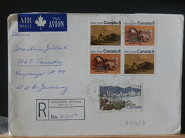 75/027   LETTRE CANADA TO GERMANY - Cartas & Documentos