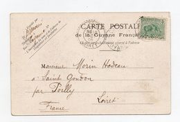 !!! PRIX FIXE : GUYANE, CPA DE CAYENNE DE 1905 POUR LA FRANCE - Lettres & Documents