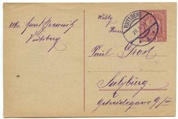 Austria 1919 10h Crown Postal Card Voitsberg To Salzburg, Getreidegasse 9 - Briefkaarten