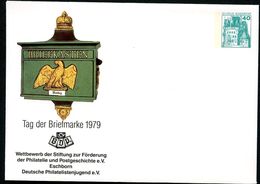 Bund PU110 C1/004a Privat-Umschlag BRIEFKASTEN PREUSSEN 1860 ** 1979 - Privatumschläge - Ungebraucht