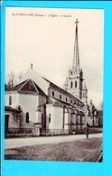 Cpa  Cartes Postales Ancienne - Saint Julien L Ars  L Eglise - Saint Julien L'Ars