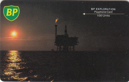 UK Oil Rig Phonecard Superb Used Code 3BPEA - Plateformes Pétrolières