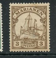 Mariana Islands 1901 3pf Kaisers Yacht Issue  #17 - Isole Marianne