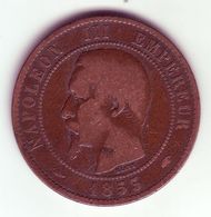 Napoléon III Tête Nue . 10 Centimes 1853 A - 10 Centimes