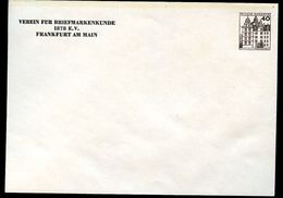 Bund PU111 B2/003a Privat-Umschlag VEREIN BRIEFMARKENKUNDE FRANKFURT 1980 - Privatumschläge - Ungebraucht