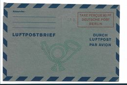 BLN213 B/ Luftpostleicht-Brief LF 2 Ungebraucht (Aerogram) - Sobres Privados - Nuevos