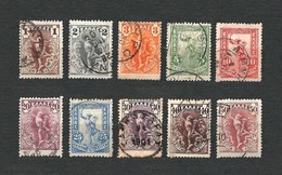GRECIA 1901 - Hermes - 10 Valori - Michel 125-34 - Used Stamps