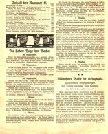 Muenchner Reise In Kriegszeit / Artikel, Entnommen Aus Zeitschrift/1915 - Colis