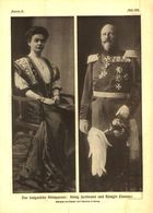 Das Bulgarische Königspaar: König Ferdinand Und Königin Eleonore/ Druck, Entnommen Aus Zeitschrift/1915 - Colis