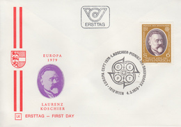 Enveloppe  FDC  1er   Jour   AUTRICHE     EUROPA    1979 - 1979