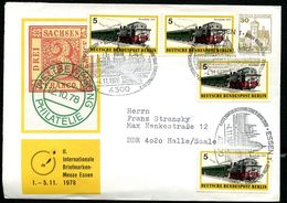 Bund PU108 D2/004a Privat-Umschlag SACHSENDREIER Sost. Essen 1978 - Sobres Privados - Usados