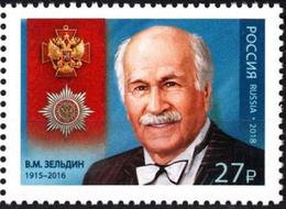 Russia 2018,Vladimir Zeldin Famous Soviet-Russian Actor,Scott # 7896,XF MNH** - Unused Stamps