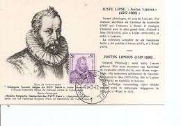 Belgique - Juste Lipse -Philologue ( CM De 1942 à Voir) - 1934-1951