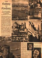 Von Koblenz Bis Konstanz / Artikel, Entnommen Aus Zeitschrift/1949 - Bücherpakete