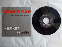 EP 45T RAMSDY JAY AND GANG  LABEL  FLARENASCH  DEVIL'S RAP - Rap En Hip Hop