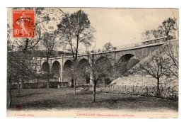 CPA   76    LONDINIERES---LE VIADUC---1908 - Londinières