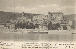 07  LAVOULTE Sur RHONE Vue Générale Est  1903  Dos Non Divisé - La Voulte-sur-Rhône