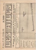 LES AILES - AVIATION - N° 1291- 1950. - Vliegtuig