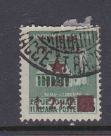 Venezia Giulia And Istria 1945 Yugoslav Trieste Occupation S7 2 Lire+ 2 Lire On 25c Used - Joegoslavische Bez.: Trieste